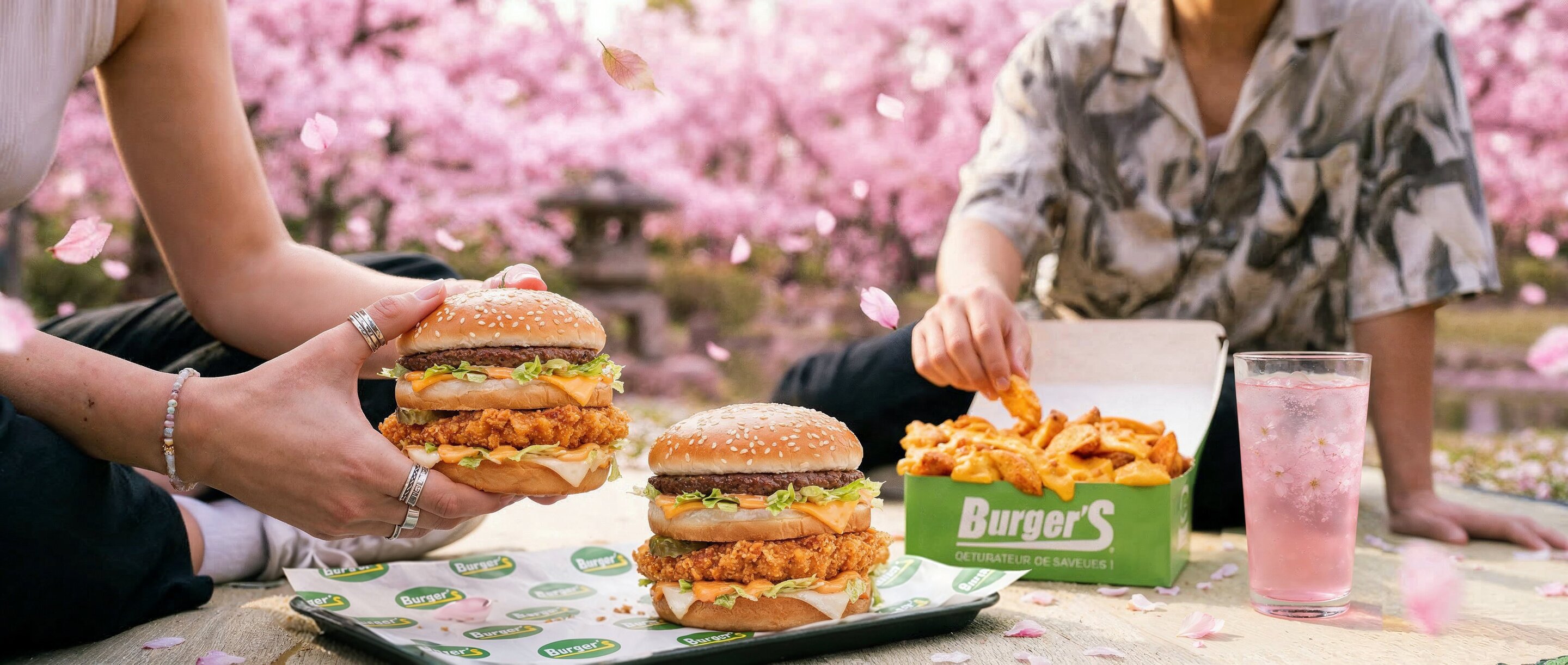 Sakura Burger edition limitee